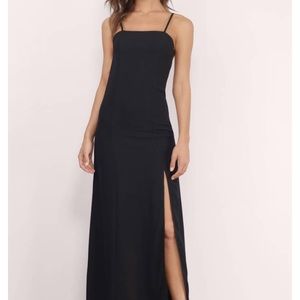 Never worn sleek black maxi
